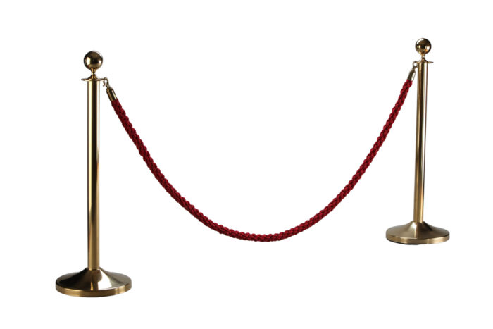 Absperrständer messing