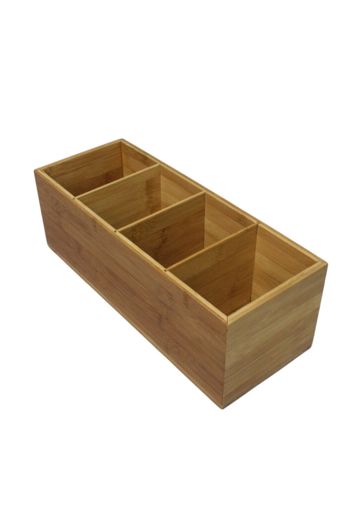 Bambusbesteckbox