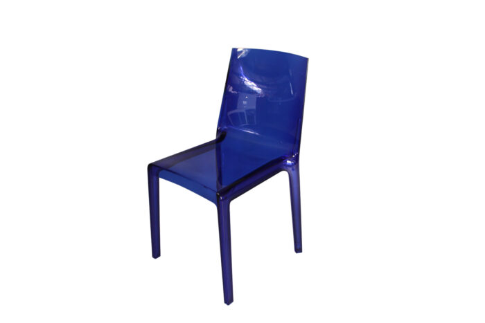 Designstuhl Eveline blau