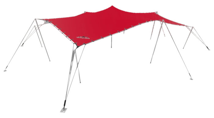 Flextent rot 750 x 1000 cm
