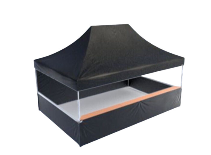 Easy Tent schwarz m. Theke