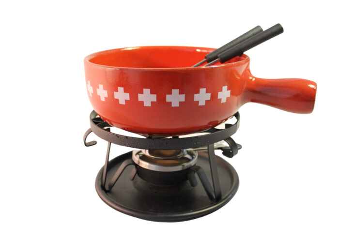 Käse Fondue-Set Porzellan