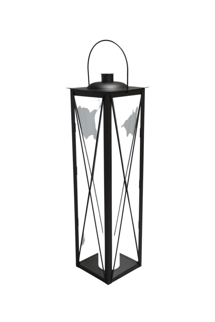Laterne schwarz 90 cm