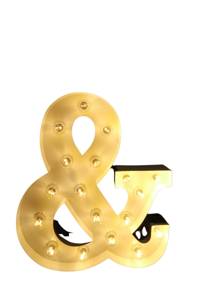 Leuchtbuchstabe "&" XL