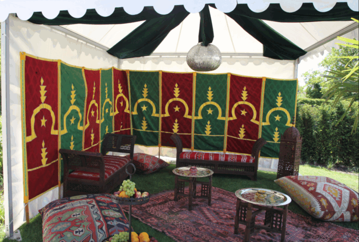 Seitenwände orientalisch