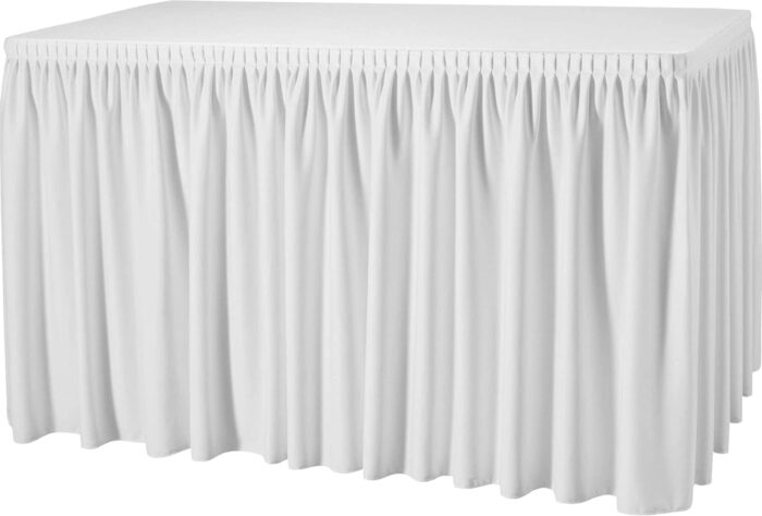 Skirting glatt weiß