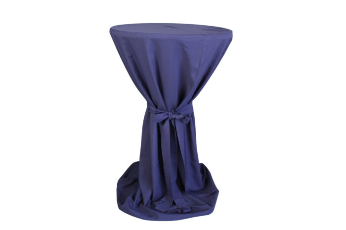 Stehtischhusse Klassik blau