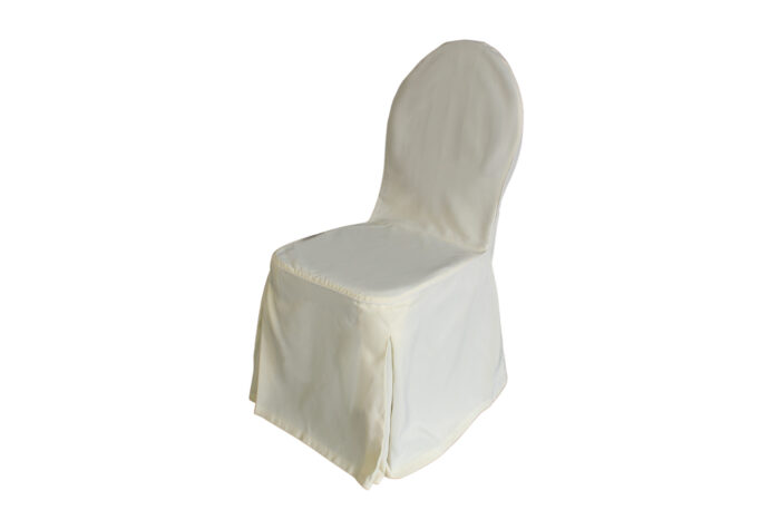 Stuhlhusse Bankett creme