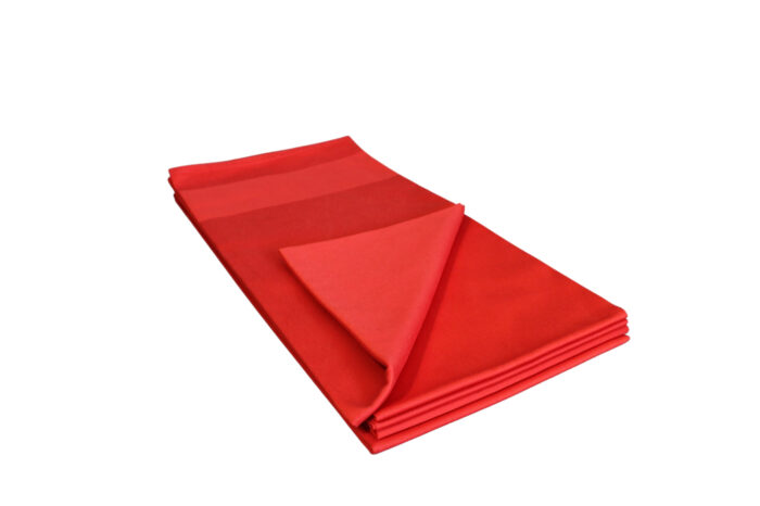 Tischdecke rot 130 x 130 cm