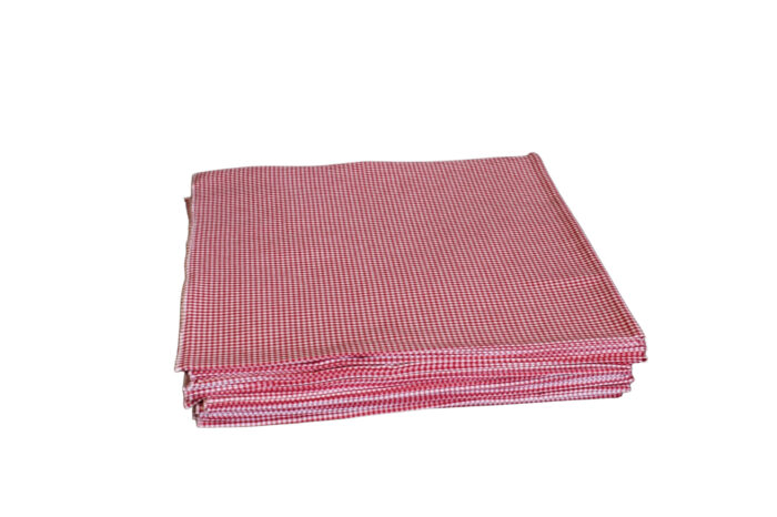 Tischdecke rot kariert 80x80cm
