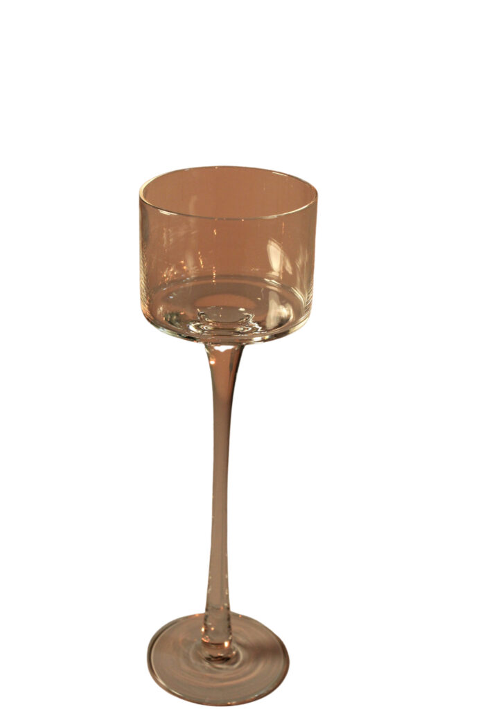 Windlichtglas auf Stiel 20 cm