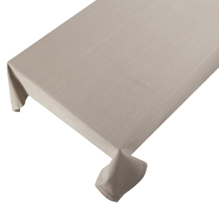 Tischdecke beige 250x140 cm