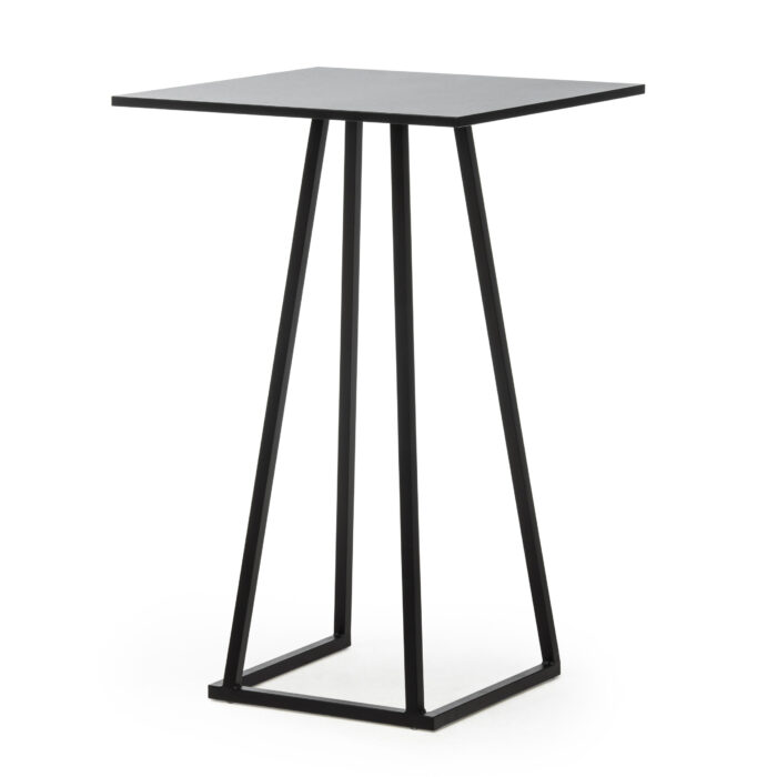 Linea Alu Stehtisch schwarz