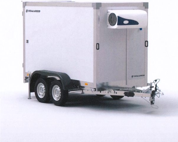 Temared Kühlanhänger klein Wochentag